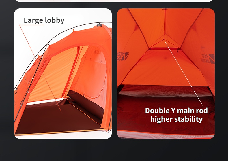 Cheap Goat Tents Mobi Garden Nature Hike Camping Tent Outdoor Light Riding Ultra light Professional Portable Lightweight Tent One Room One Hall   